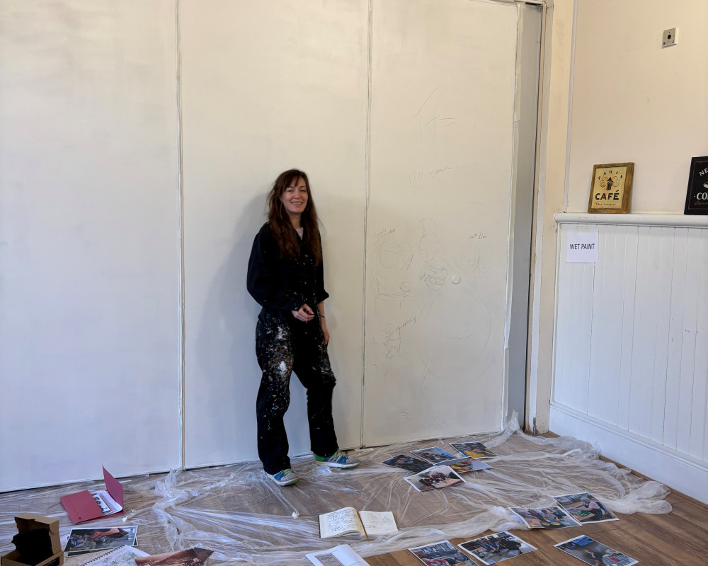 Artist in Residence Brings Llanhilleth’s Story to Life at the Heritage Café